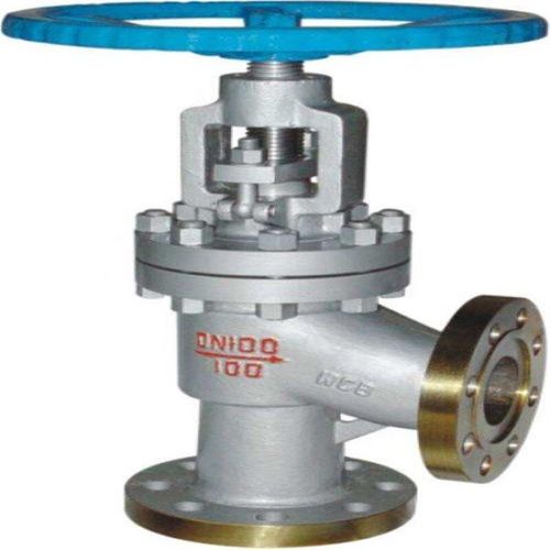 J44H角式截止阀 A105锻造法兰连接与柱塞式阀芯详解